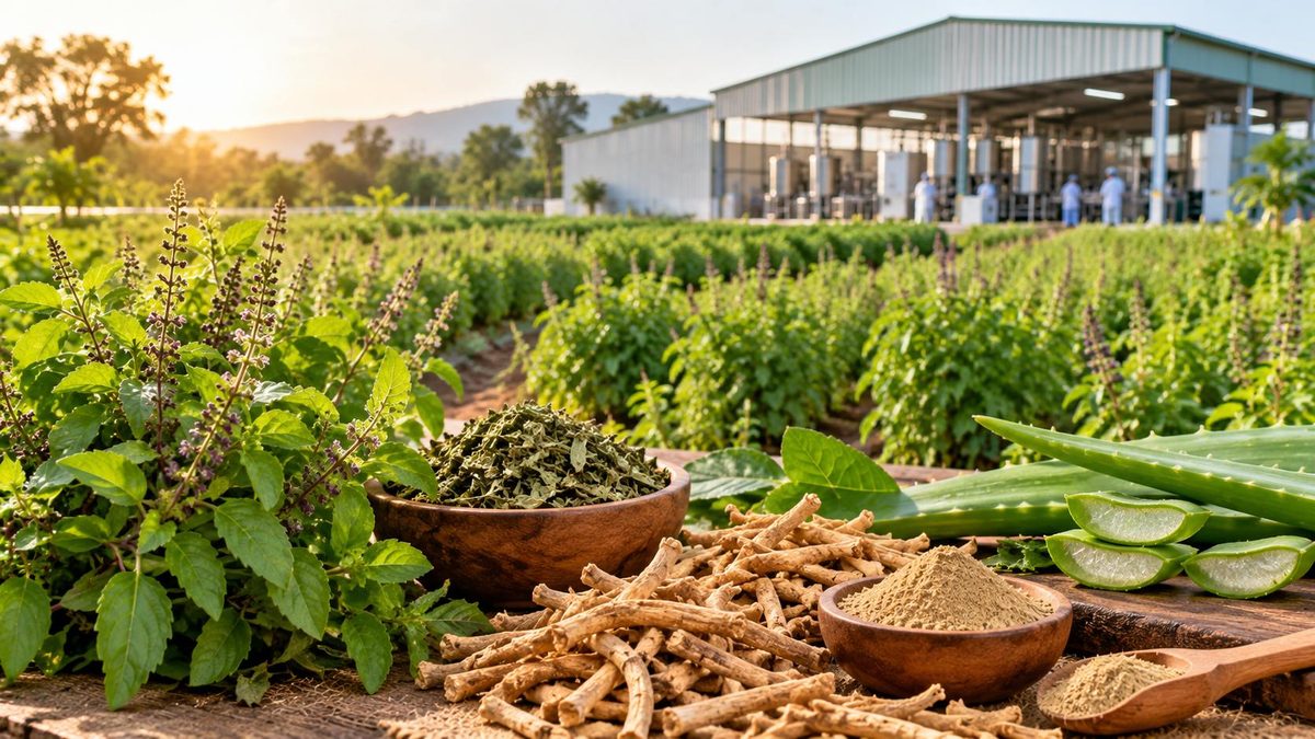 Medicinal plants processing (AYUSH NMPB)