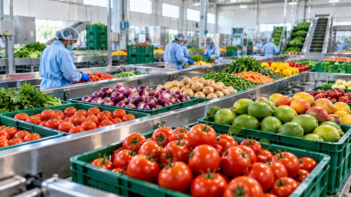 Fresh produce pack-house (Operation Greens)